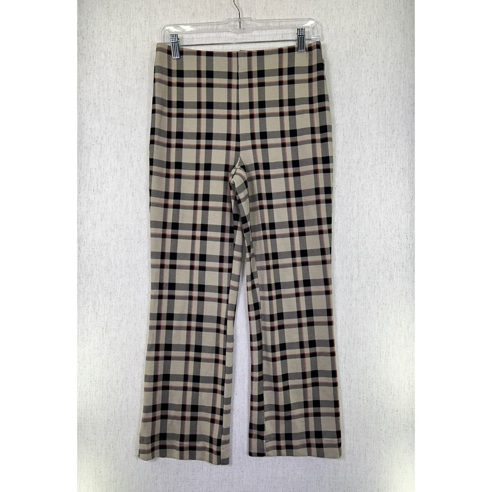 Rachel Zoe Women's Checkered Pull-on Pants Stretch Waist Size Medium ❤️